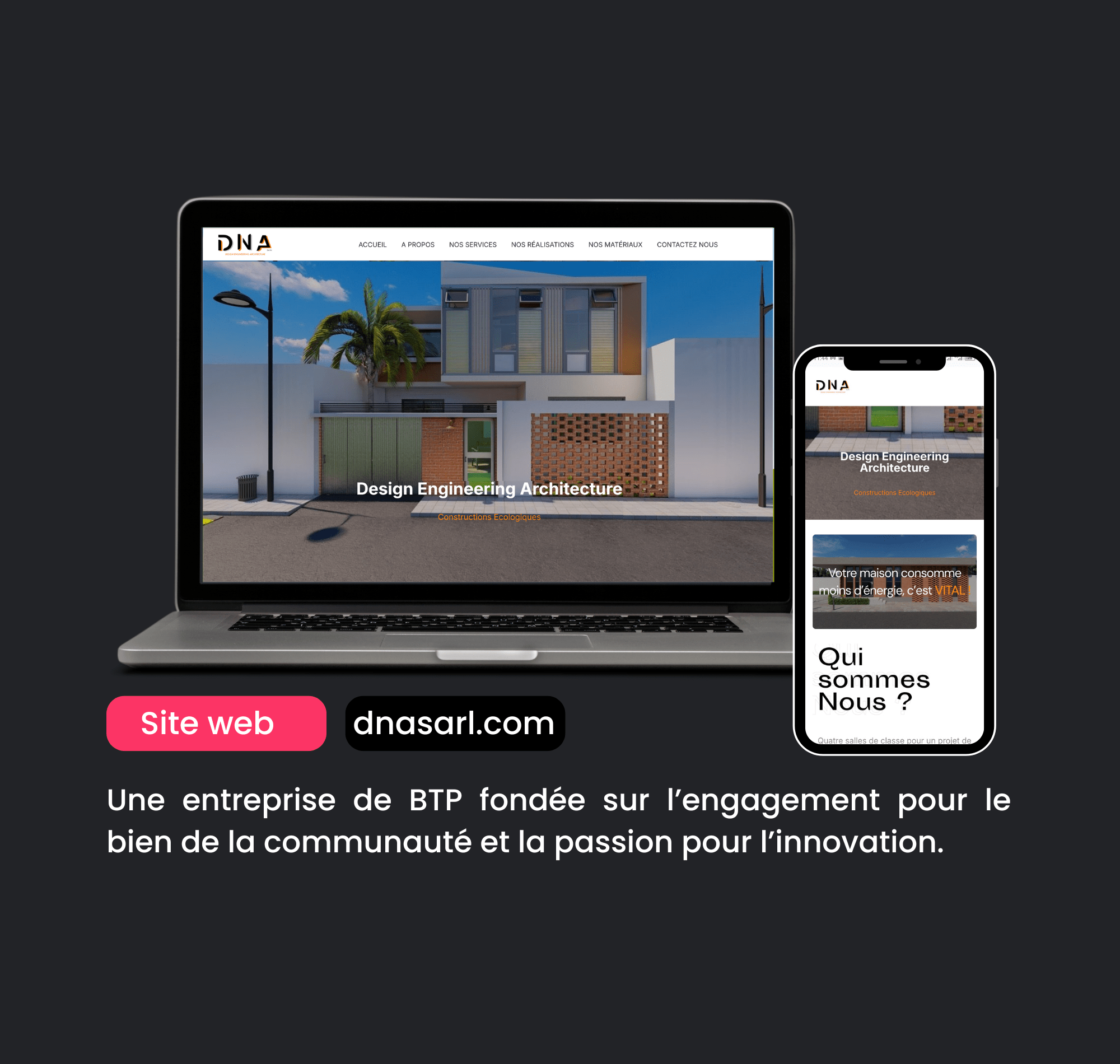 site web DNA sarl